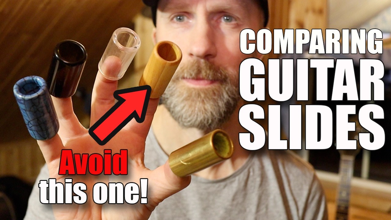 GUITAR SLIDES - DO THEY ALL SOUND THE SAME? Comparing 5 different materials