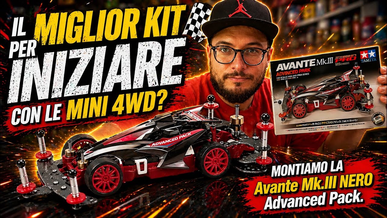 Il MIGLIOR KIT per INIZIARE con le Mini 4WD? 🏁 Montiamo la Avante Mk.III NERO Advanced Pack