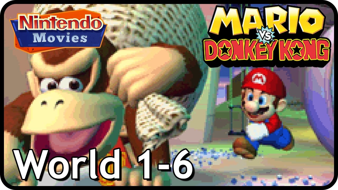 Mario vs. Donkey Kong - World 1 - 6 - 100% Walkthrough