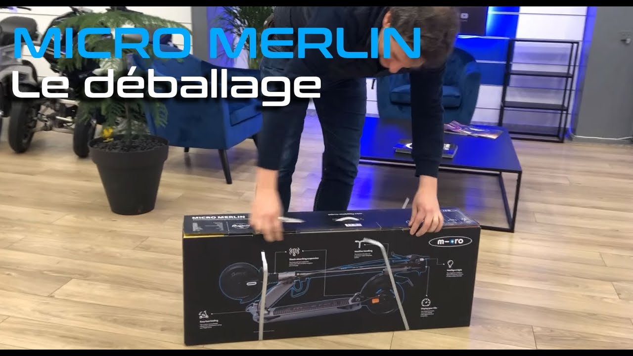 Micro merlin version Gris/Noir  le déballage !