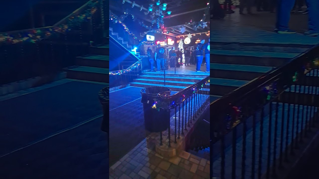Right stairway that leads to The Haunted Pool Room at The Rave Milwaukee