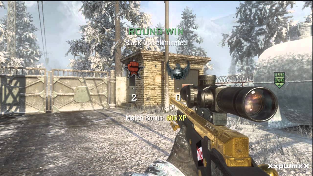Black Ops | Gold L96A1 Sniper Rifle 11-2 in Search & Destroy