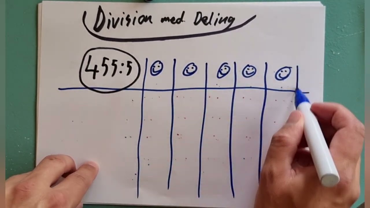 Division med Deling - Matematik - Forstå division hurtigt