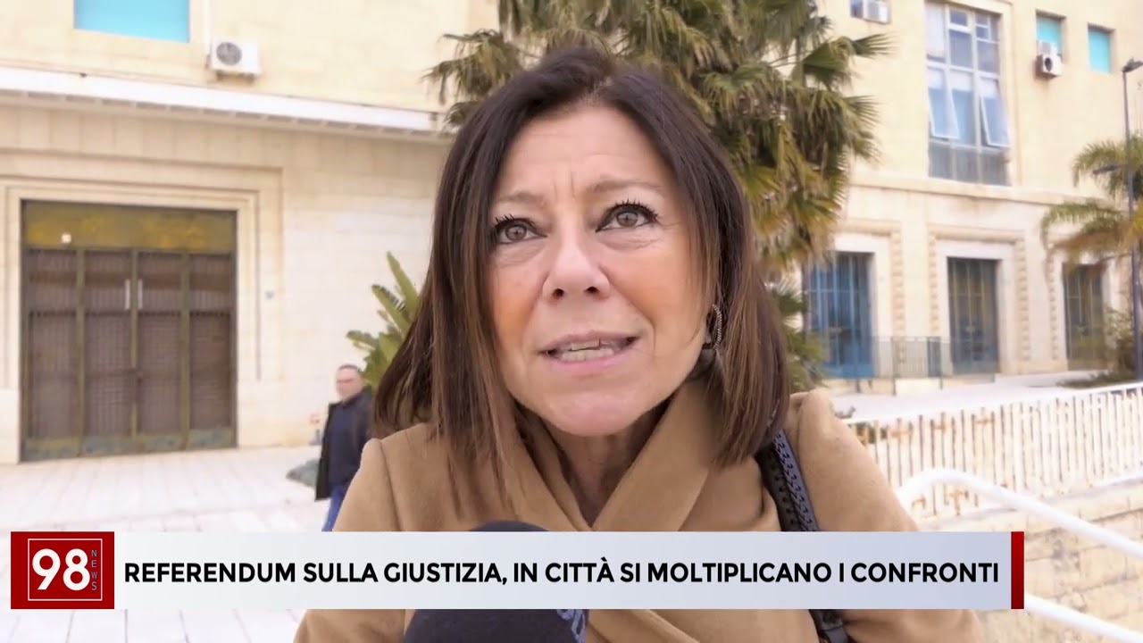 REFERENDUM SULLA GIUSTIZIA, IN CITTÀ SI MOLTIPLICANO I CONFRONTI