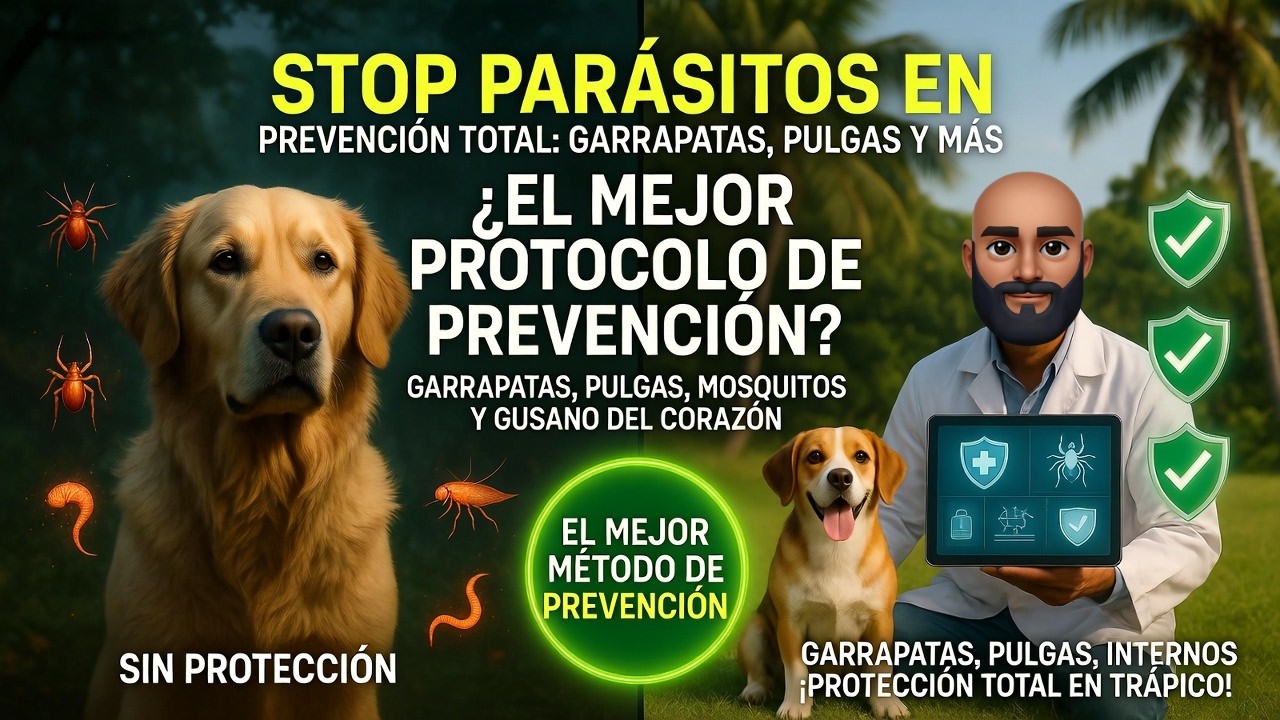 El Mejor Protocolo de Desparasitación para Perros en Zonas Tropicales 🦟🕷️🐛🚫🐶