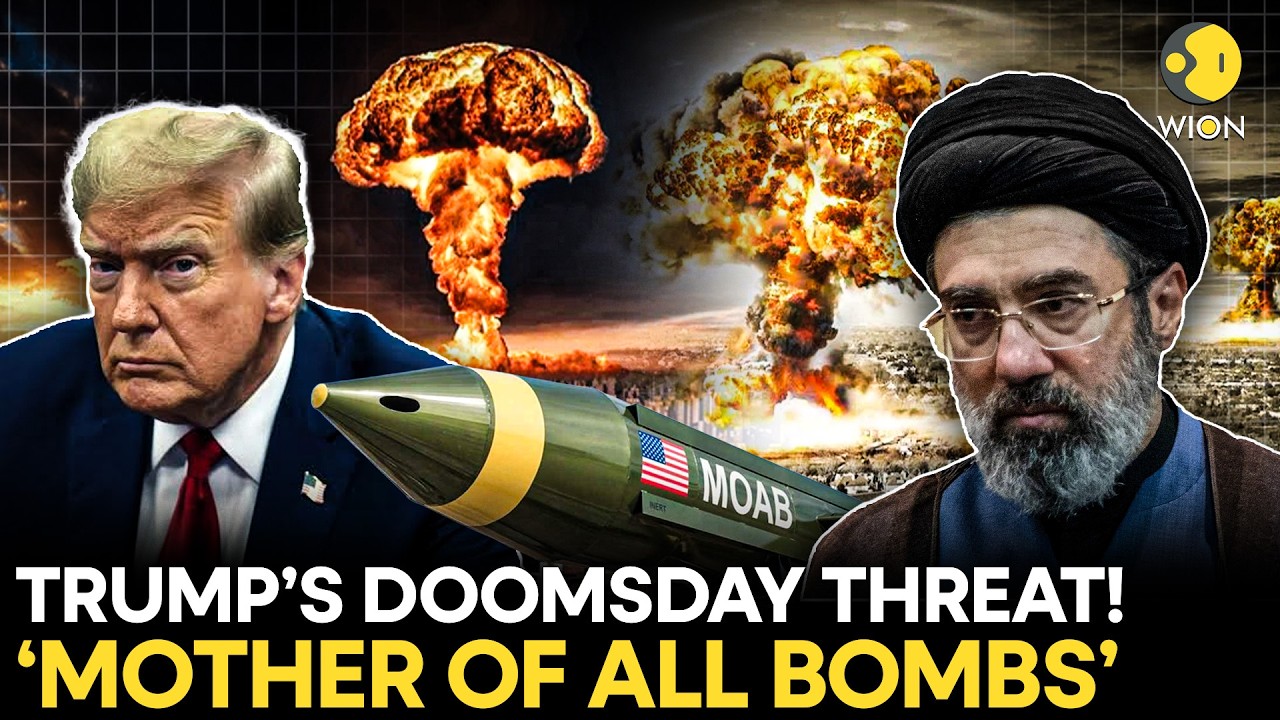 US Iran War LIVE: Trump&rsquo;s BIG Iran THREAT! &lsquo;Mother Of All Bombs&rsquo; STRIKE Looms? | WION Live