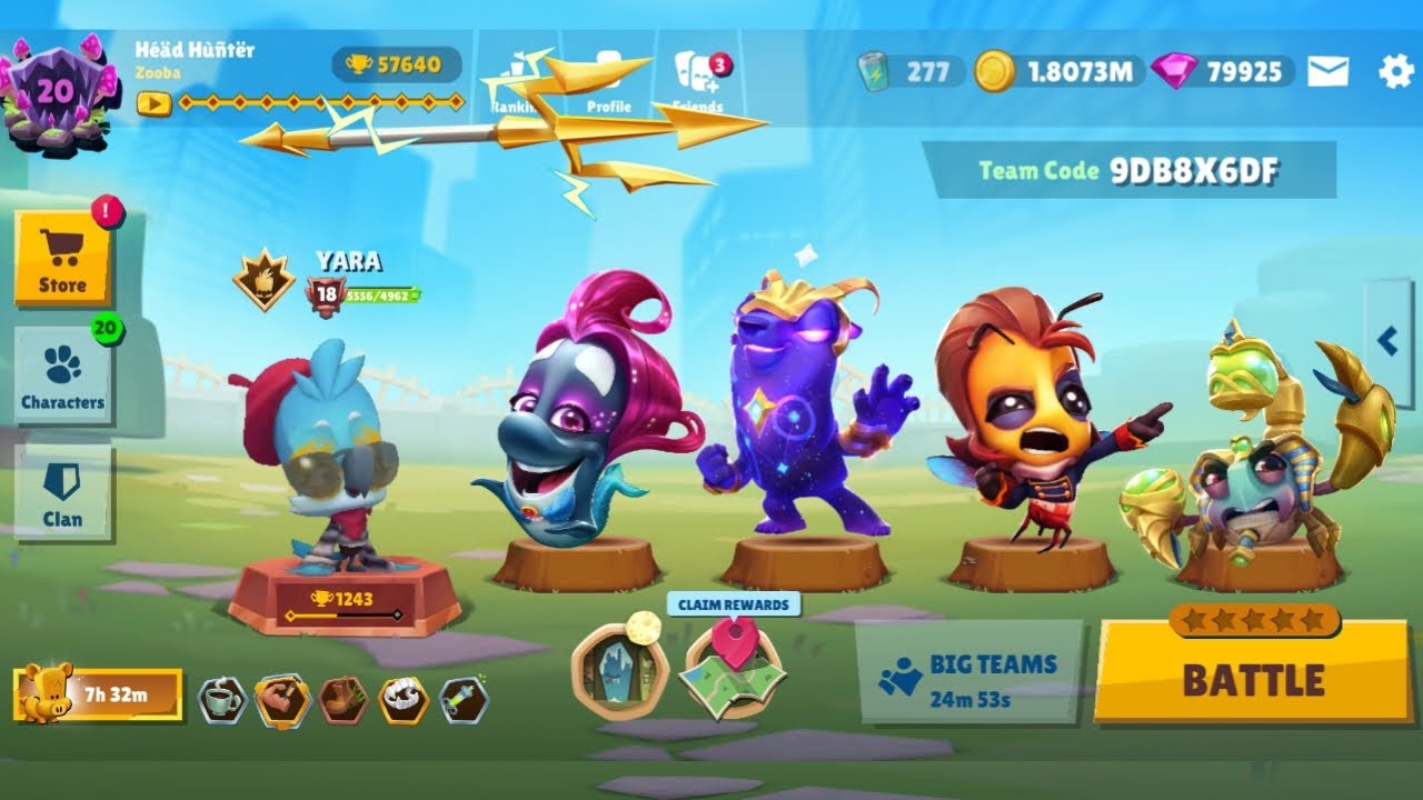 Zooba 89 98% How To Win All Character Tricks Squad Gameplay