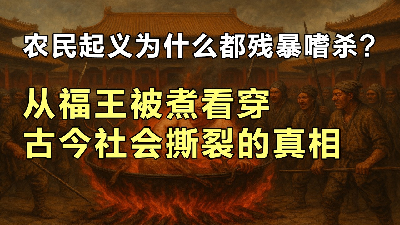 农民起义为什么都残暴嗜杀？从福王被煮，看穿古今社会撕裂的真相！