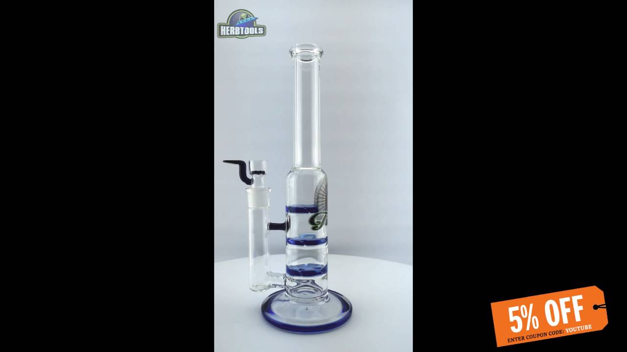 BLACK LEAF TRIPLE TURBINE BONG [HD] [HERBTOOLS]