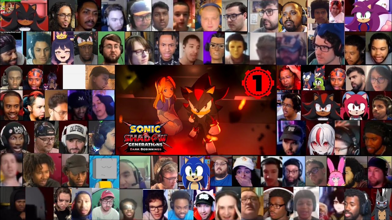 SONIC X SHADOW GENERATIONS: Dark Beginnings Episode 1 СУПЕР-РЕАКЦИЯ MASHUP