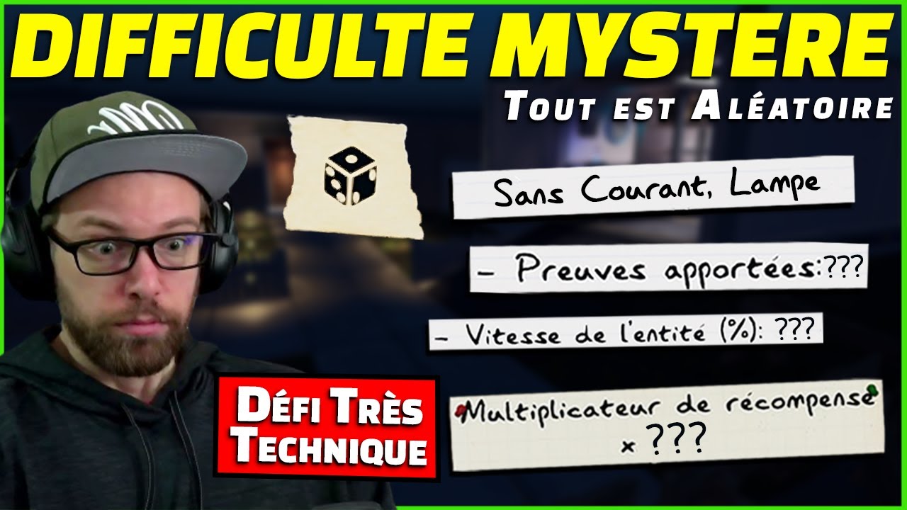 On ne sait rien de la Difficulté | Difficulté Mystère - Phasmophobia FR