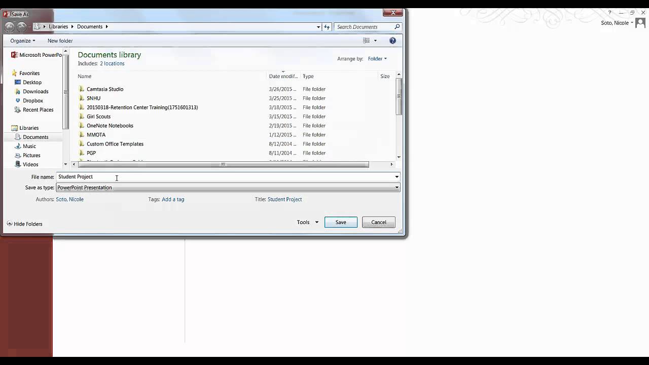 Save Powerpoint as PDF with speaker notes