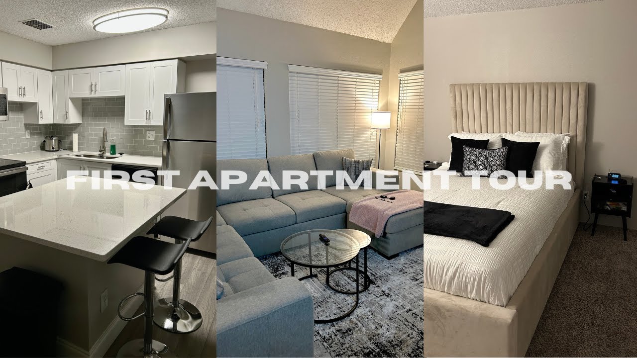 realistic first apartment tour 2023| Florida