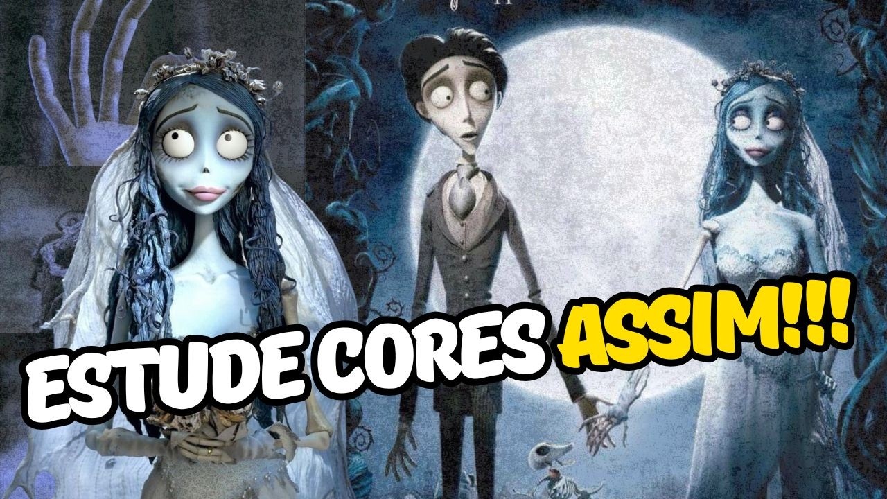 O ESTUDO DE CORES que todo desenhista precisa | Análise da noiva cadáver