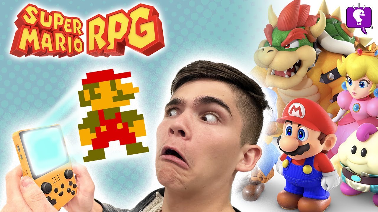 Mario Coming At HobbyPig with Super Mario RPG on HobbyFamilyTV