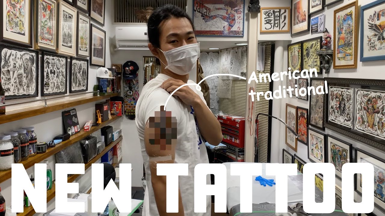 【TATTOO】アメリカントラディショナルタトゥーの定番イーグルを入れたらカッコ良すぎた⁉︎