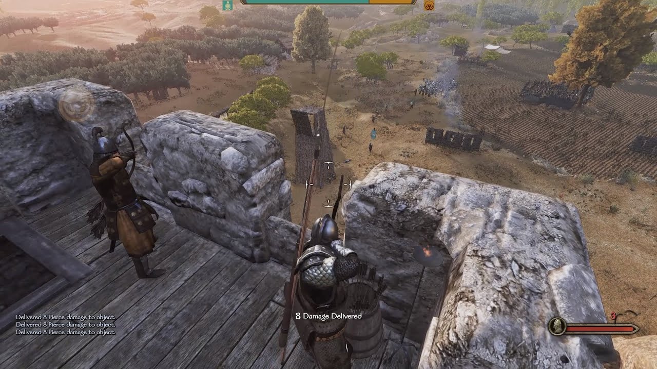 Odrysa castle (defending & then swamp the castle) battle in Mount & Blade II: Bannerlord