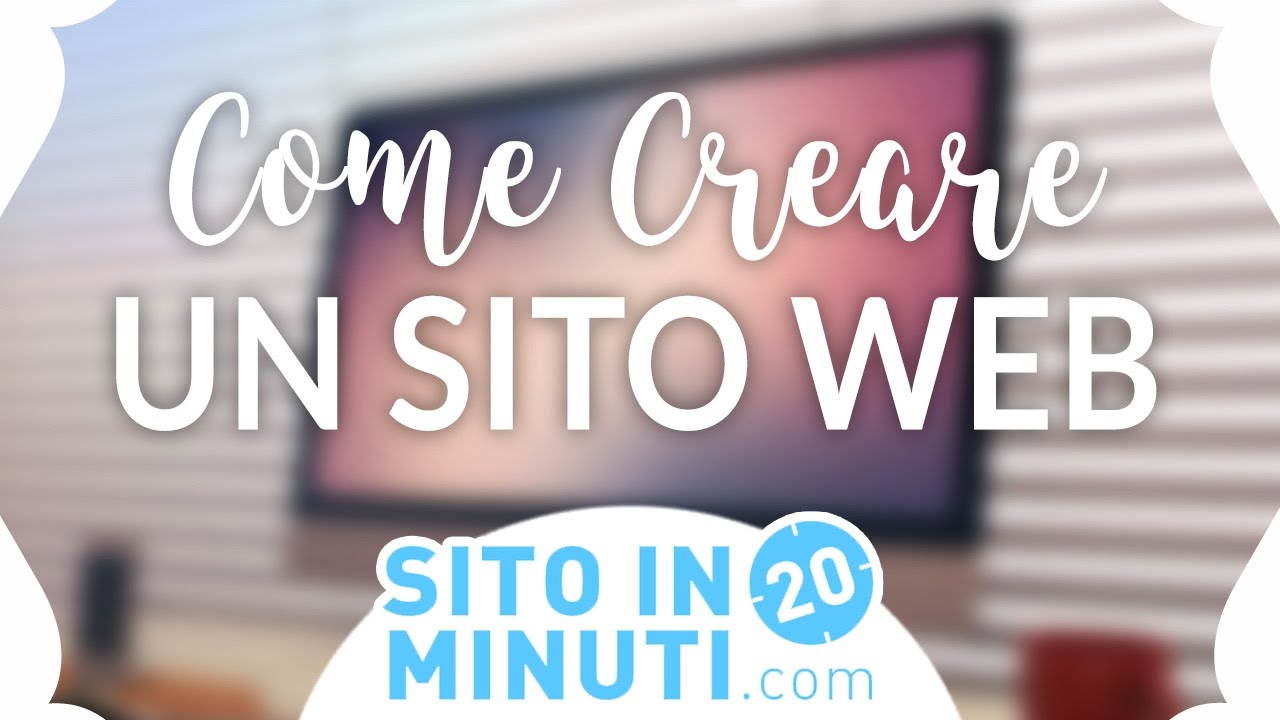 Come Creare un Sito Web Professionale in 20 Minuti