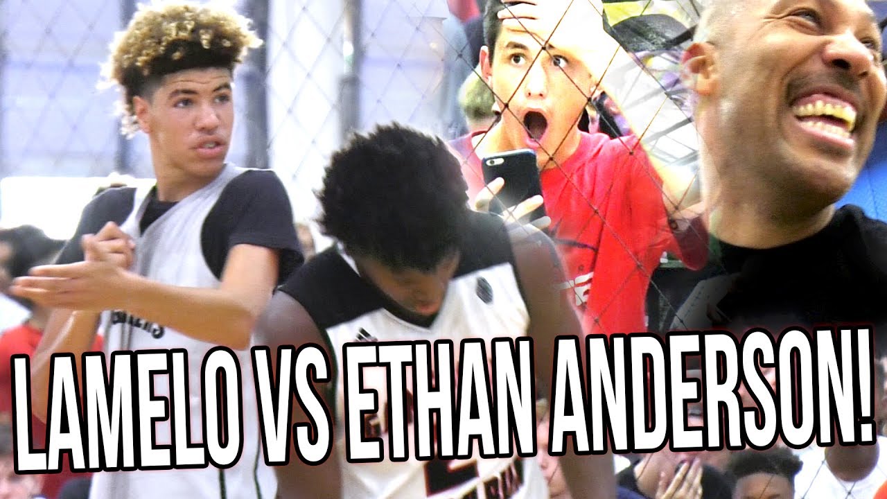 LaMelo Ball WILD GAME vs ELITE PG Ethan Anderson! Lavar SHOWS UP The Refs! Big Ballers VS Gamepoint
