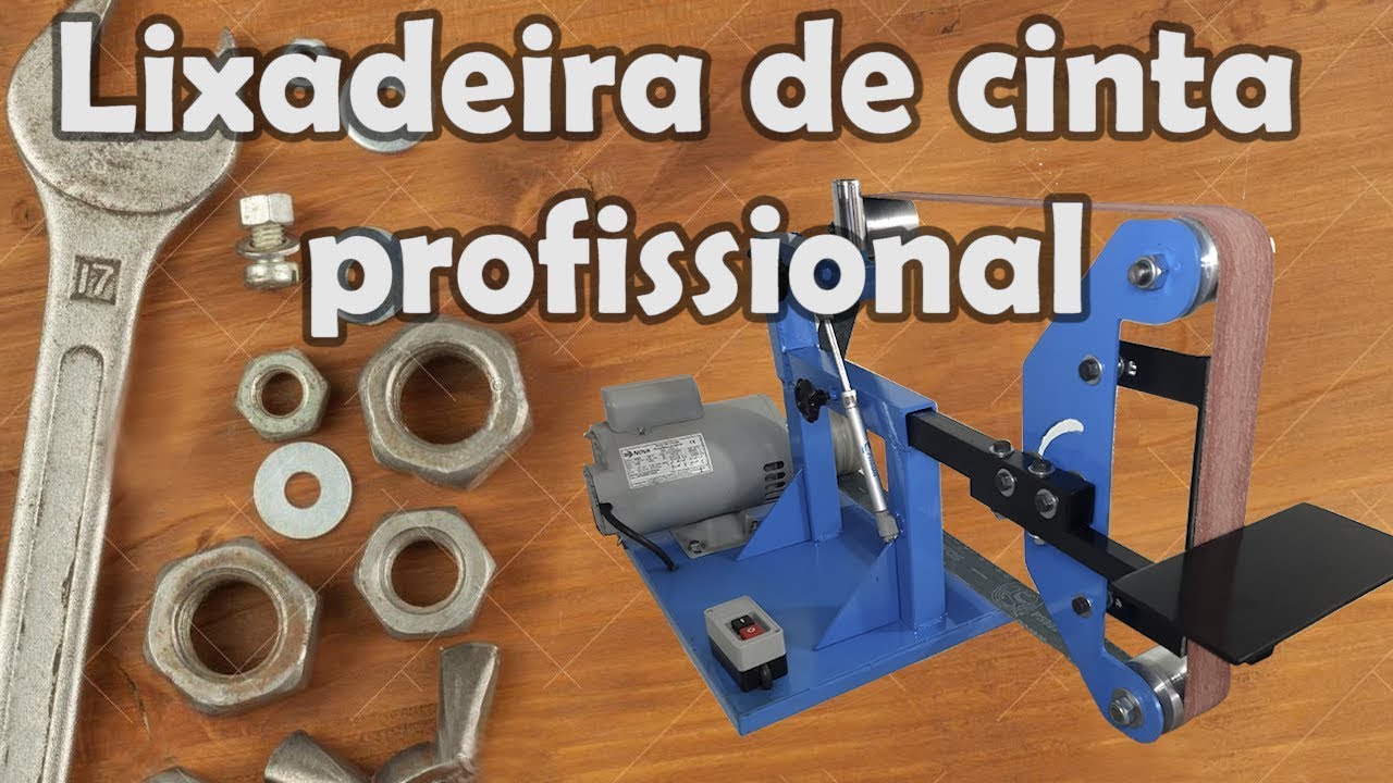 Como fazer lixadeira de Cinta Profissional