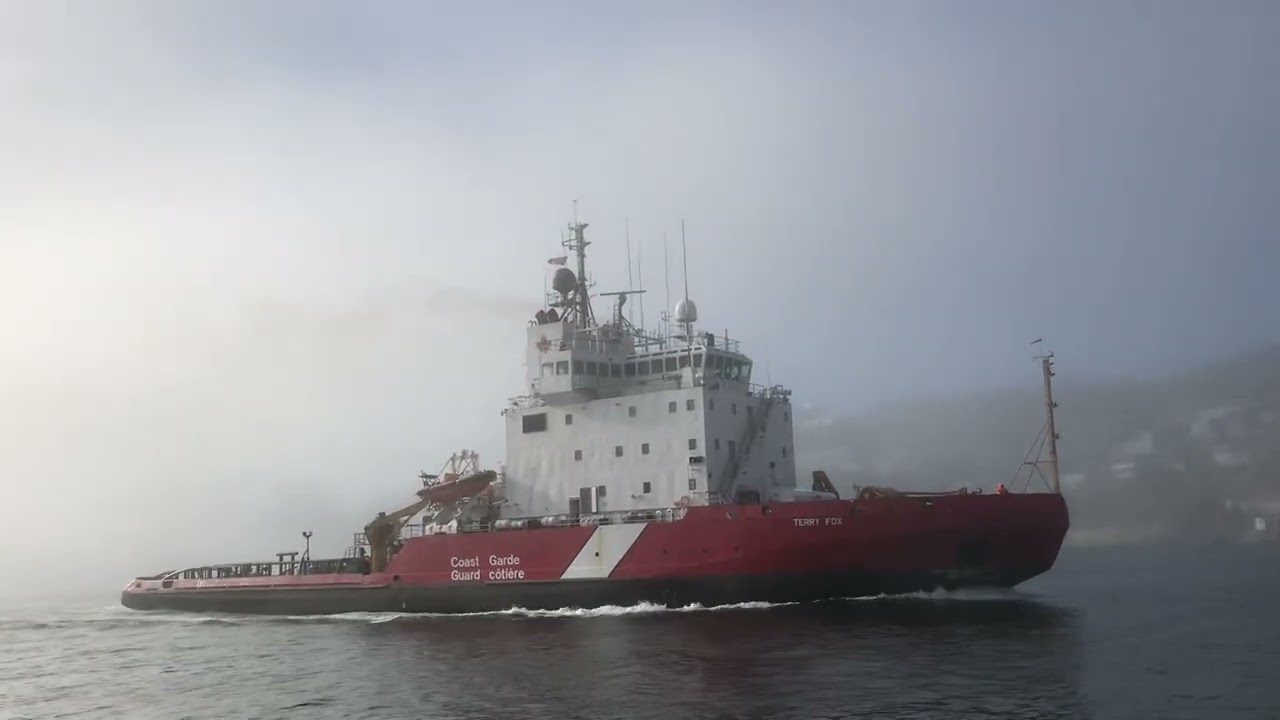 The Canadian coast guard icebreaker Terry Fox