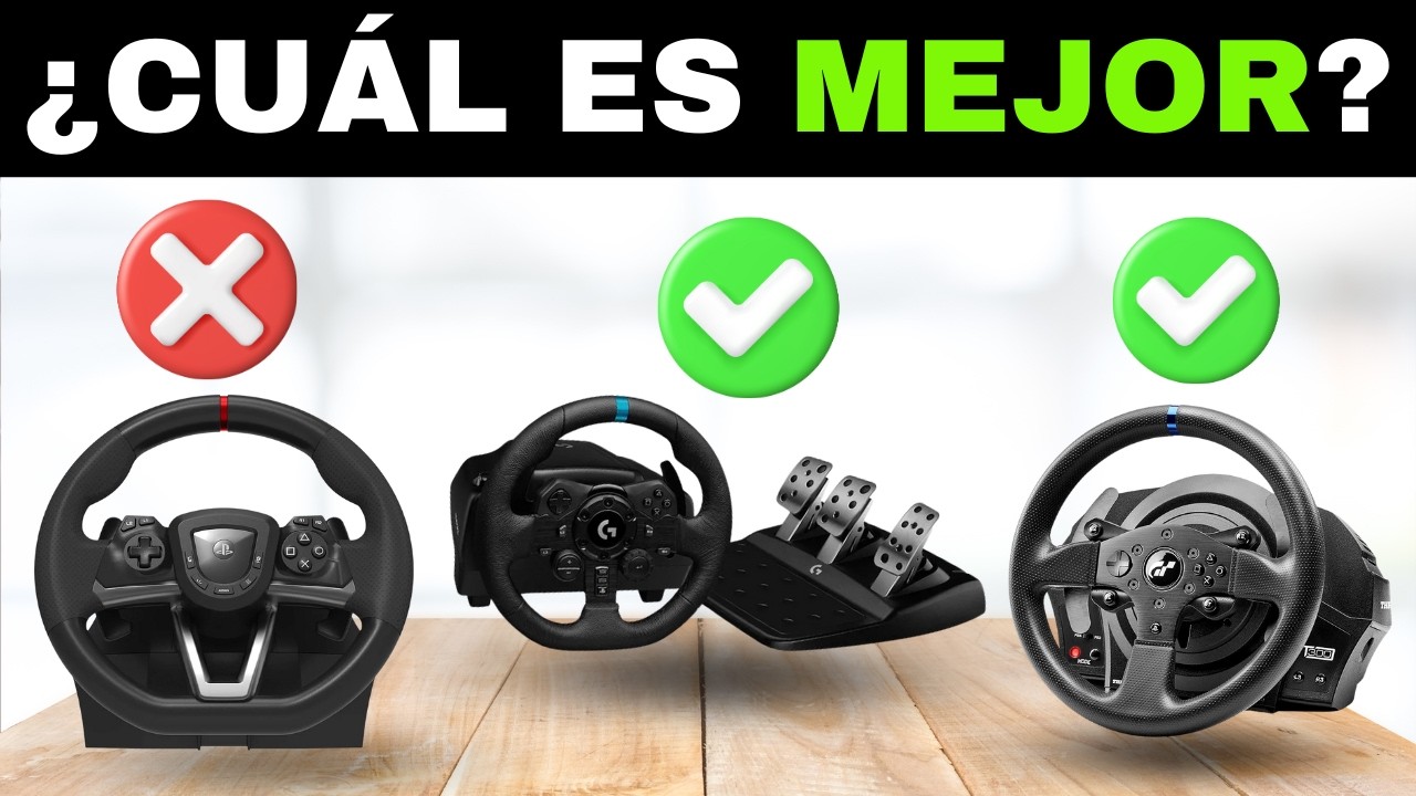 ✅7 Mejores Volantes SimRacing para PC, PS4, PS5 y Xbox [2026]🏎️[Calidad-Precio] VER ANTES DE COMPRAR