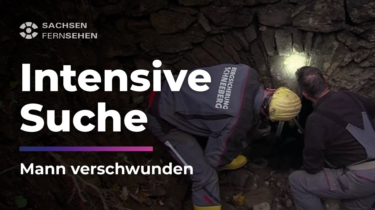 VERMISSTER in altem Bergwerkstollen: LEICHENSPÜRHUNDE im Einsatz I Sachsen Fernsehen