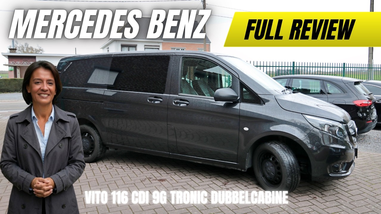 Mercedes Vito 116 CDI Dubbelcabine Automaat (2023) – 163PK Werkcomfort met 5 Zitplaatsen
