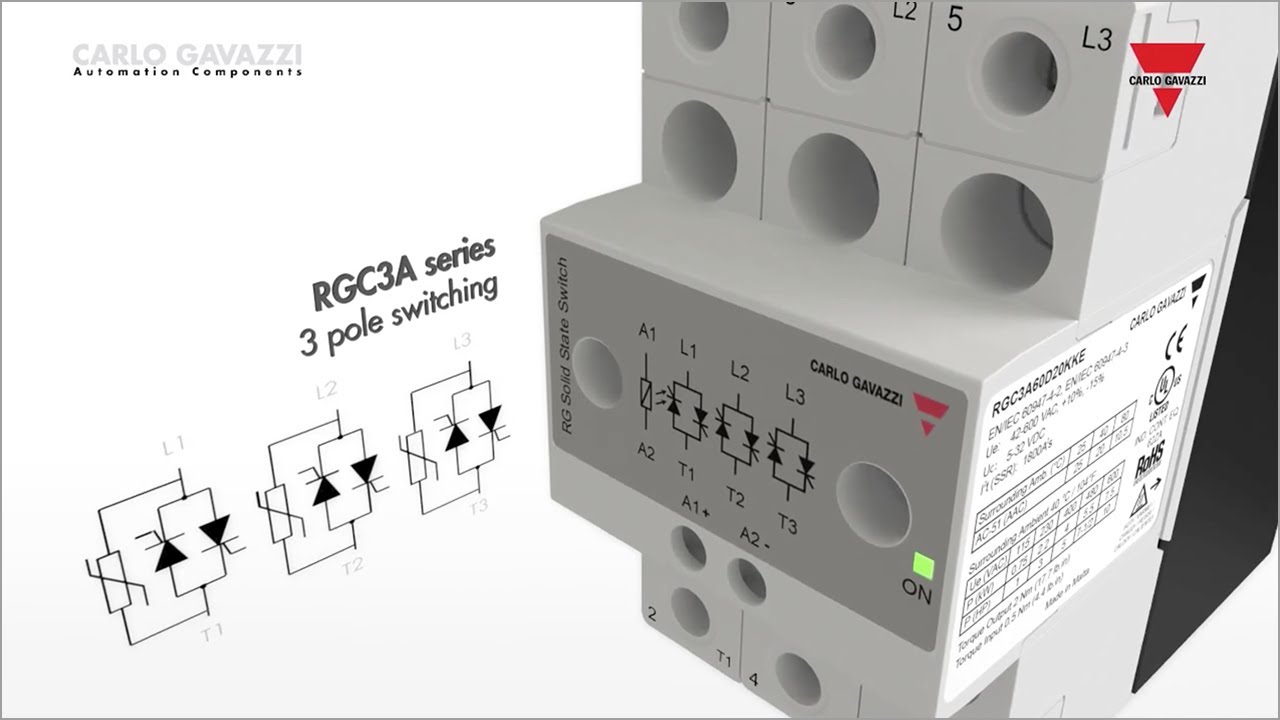 Carlo Gavazzi RG Series Solid State Relay Overview — Allied Electronics & Automation