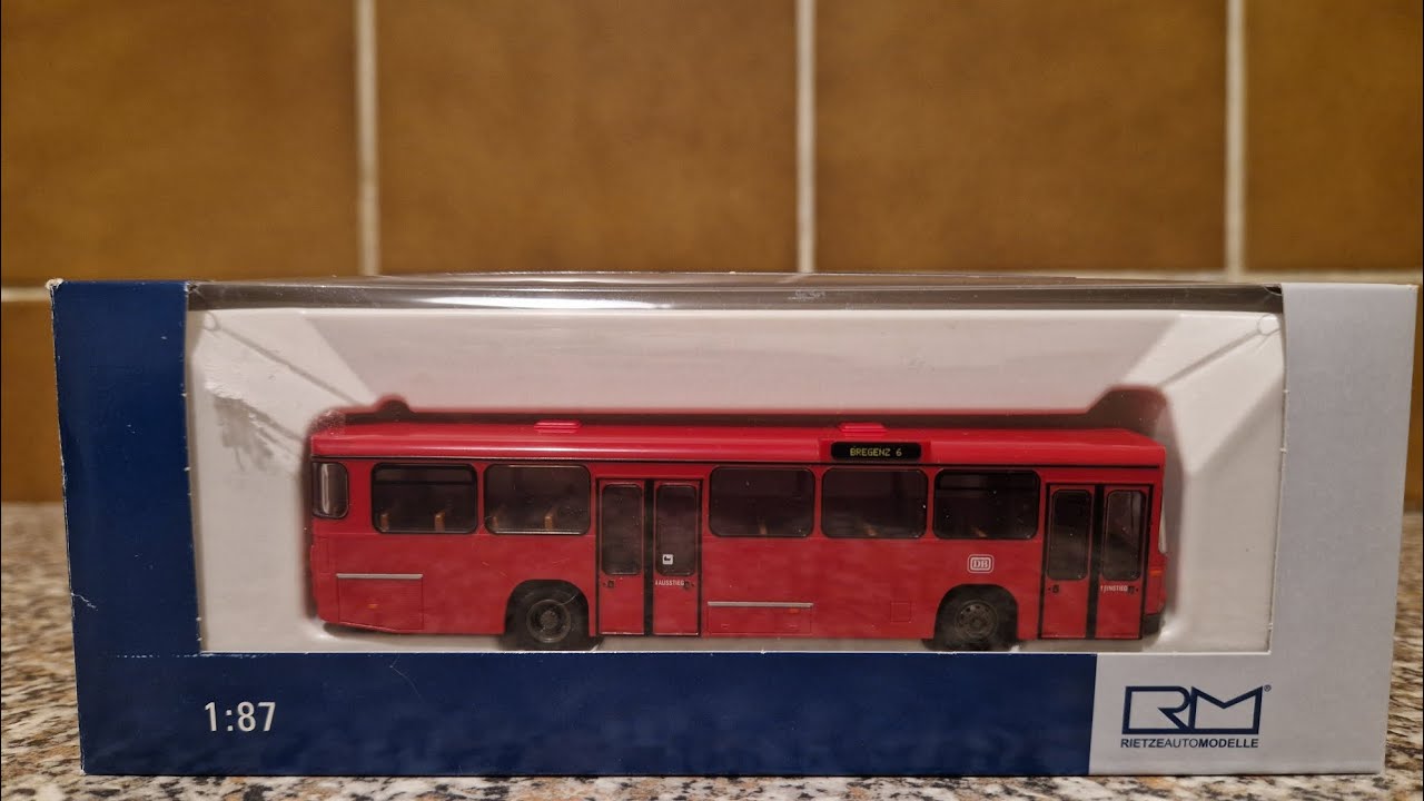 Rietze  MAN SL 200 bahnbus Lindau  sondermodell DB shop #Man #Rietze #Modellbus #DB #Bahnbus 