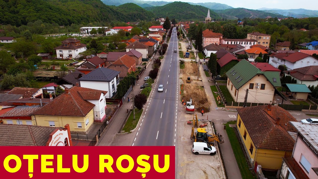 EXTINDEREA REȚELEI DE CANALIZARE ÎN ORAȘUL OȚELU ROȘU, CARAȘ SEVERIN ❌ Stadiul lucrărilor 16.04.2024