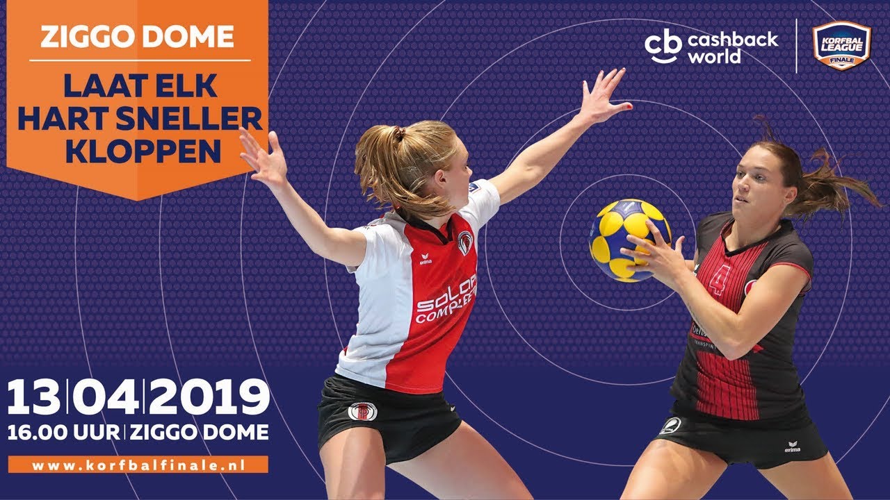 Finale A-jeugd & Cashback World Korfbal Leaguefinale 2018/2019 (Dutch)