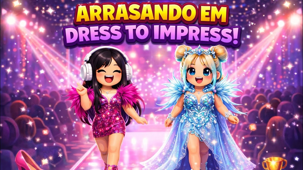👑 ARRASEI NO DESFILE DO DRESS TO IMPRESS! FIQUEI EM 1º LUGAR? 😱✨