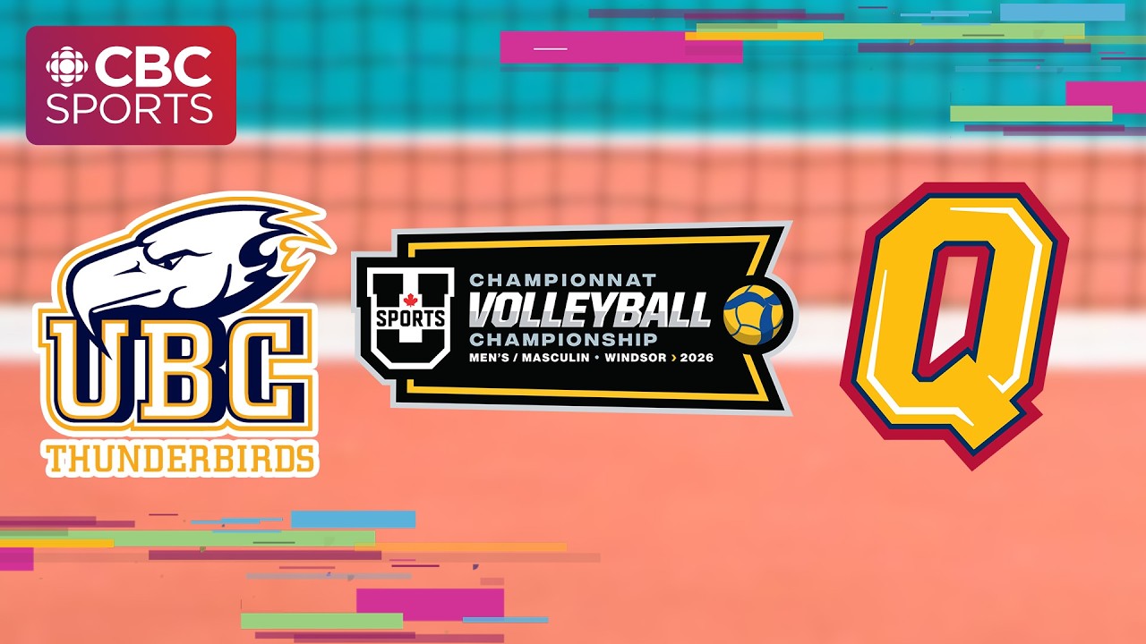 U Sports Men's Volleyball Championship: UBC Thunderbirds (7) vs. Queen's Gaels (2) - QF | #CBCSports