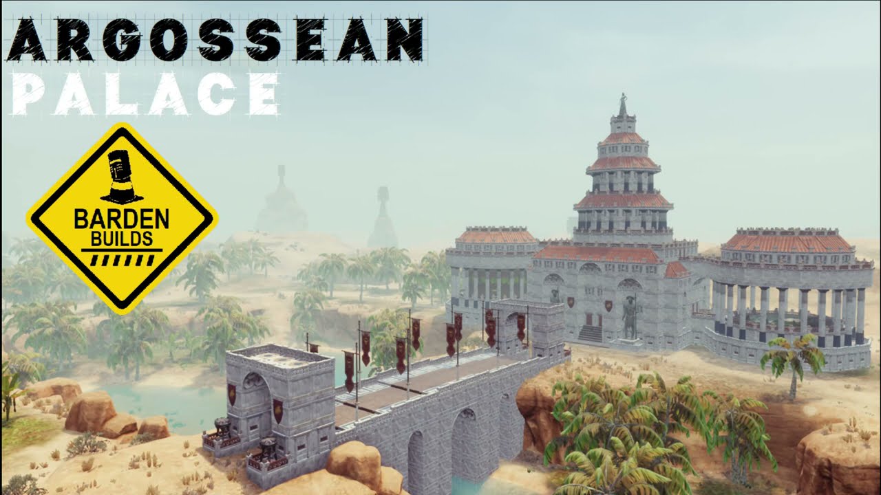 Conan Exiles: Argossean Palace (Speed Build/ No Mods)