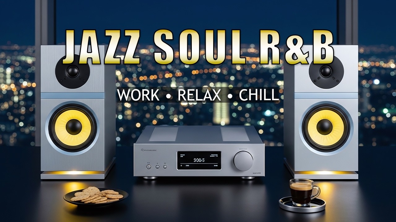 Smooth Jazz & Soulful R&B Lounge 🎧🌿 Gentle Instrumentals for Focus, Study & Calm Work Sessions