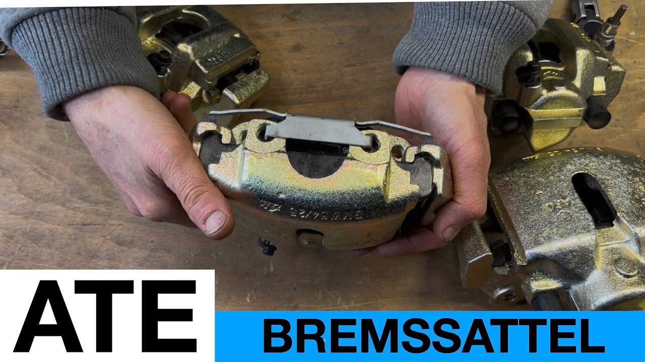 Zusammenbau / Montage ATE 1-Kolben Bremssättel - BMW, VW, Opel, u.a. Youngtimer
