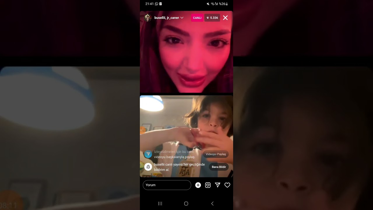 Buse Ünlü Instagram canlı yayını