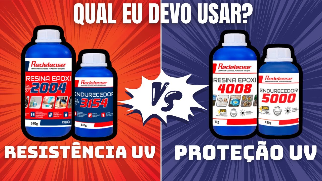 Diferen&ccedil;as de Resina com Resist&ecirc;ncia UV e Prote&ccedil;&atilde;o UV, Qual &eacute; melhor para artesanato?
