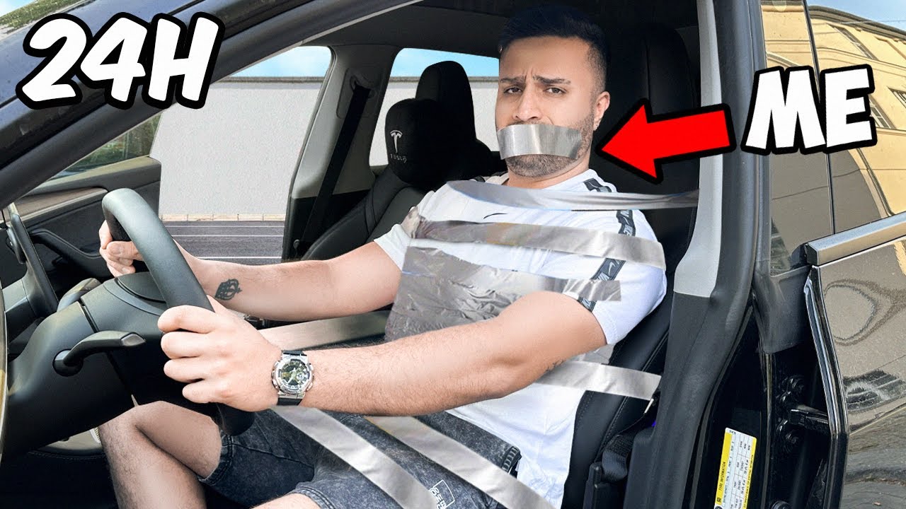 برای ۲۴ ساعت فقط روی صندلی ماشینم زندگی کردم🔥