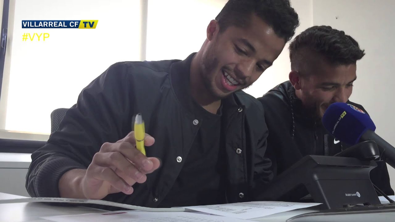 Giovani y Jonathan dos Santos llaman por teléfono a aficionados del Villarreal