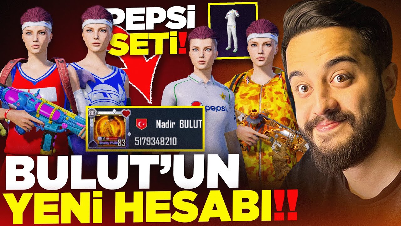 BULUTUN 300.000 TL LİK YENİ HESABI! TÜM BASKETÇİ SETLERİ! FULL BAPE! (KANDIRILDIK) PUBG Mobile