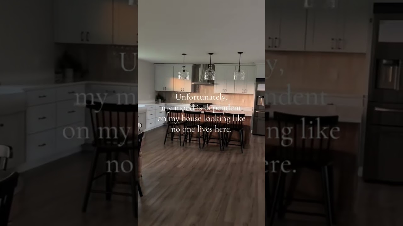 If the house is messy, so is my head #minimalish #minimalist #minimalisthome #organizedhome