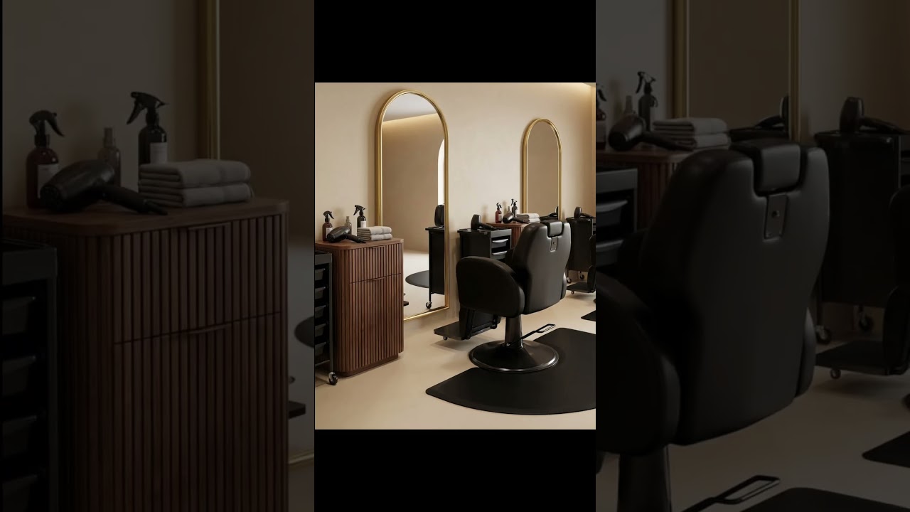 You finally found the perfect Japandi salon aesthetic. 🤎✨