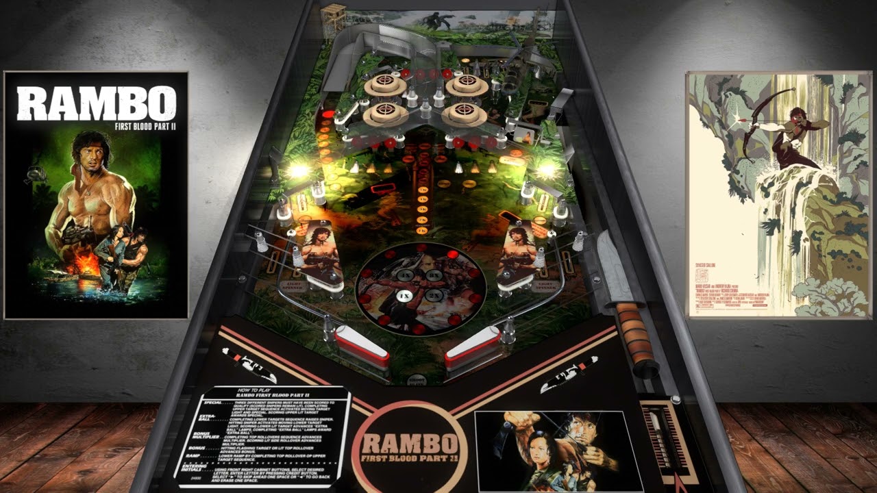 Rambo First Blood 2 Virtual Pinball 💥🪖