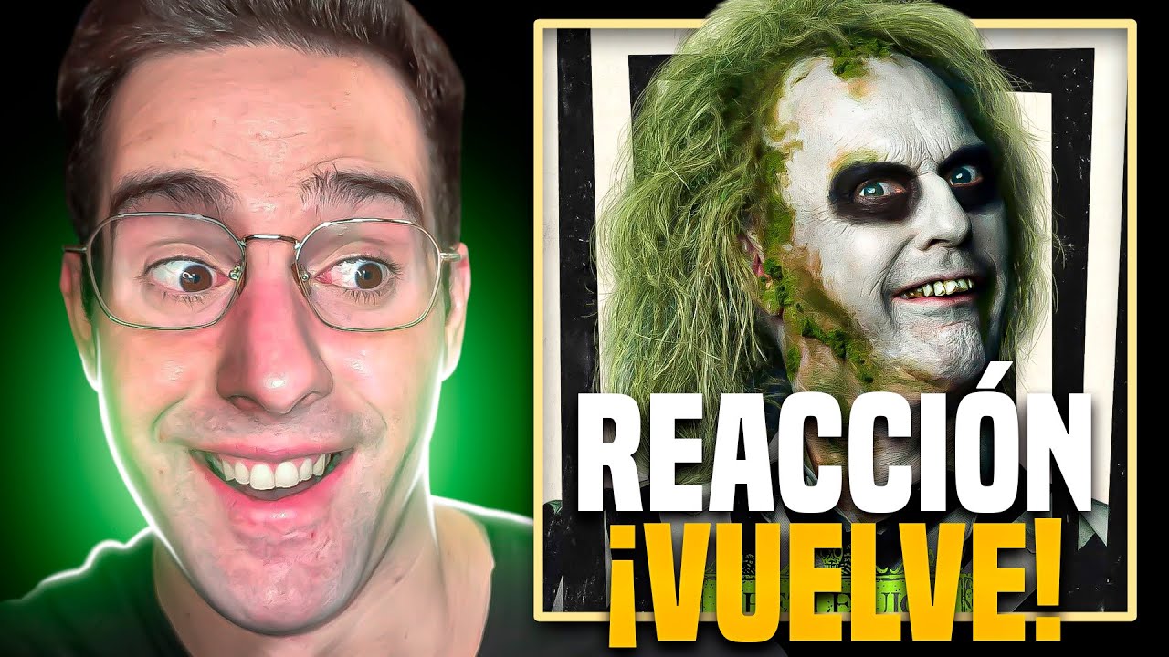 ¡VUELVE LA LOCURA🤪! REACCIÓN AL TRÁILER BEETLEJUICE BEETLEJUICE | Tráiler Oficial | BITELCHUS 2