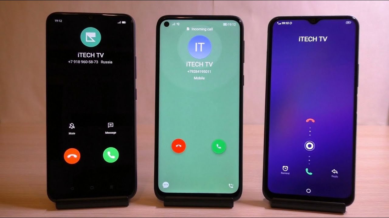 Realme vs Vsmart vs Vivo Incoming Call