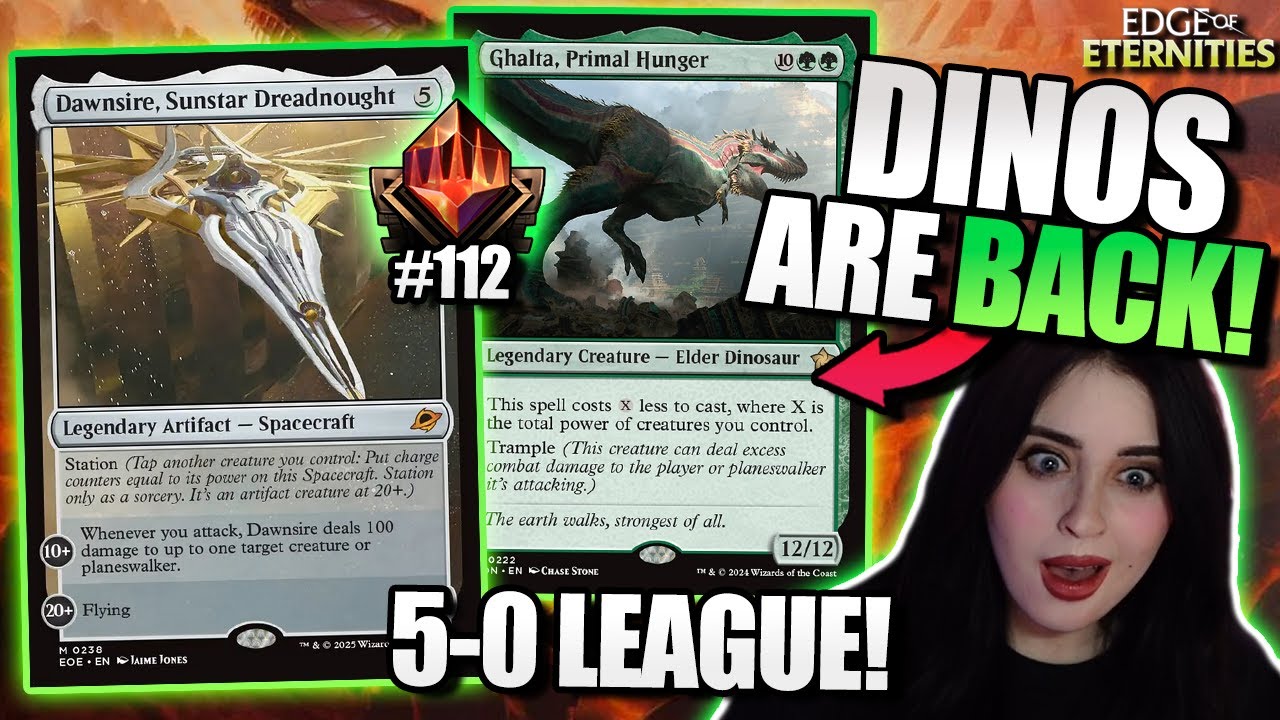 Did we just find the BEST WAY to play Spacecrafts?!🦖 | Standard EOE MTG Arena