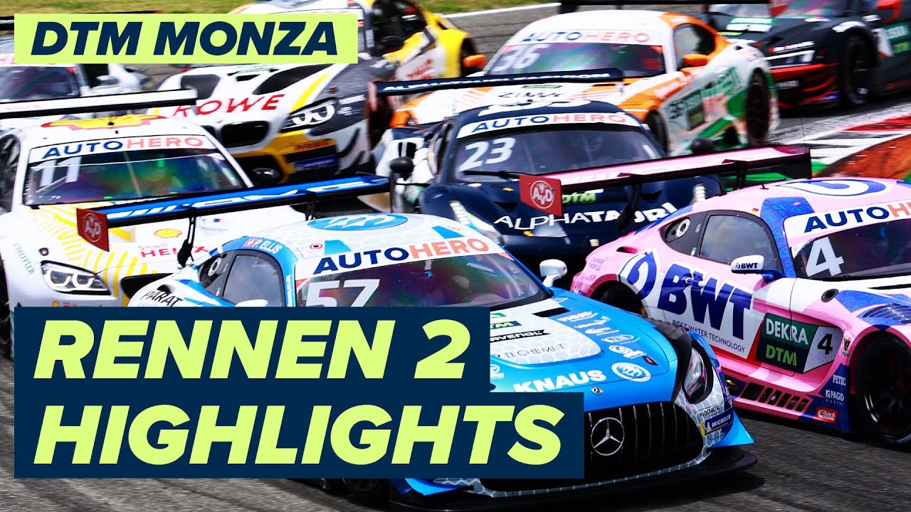 Geburtstags-Sieg für Van der Linde | Monza DTM Rennen 2 | Highlights