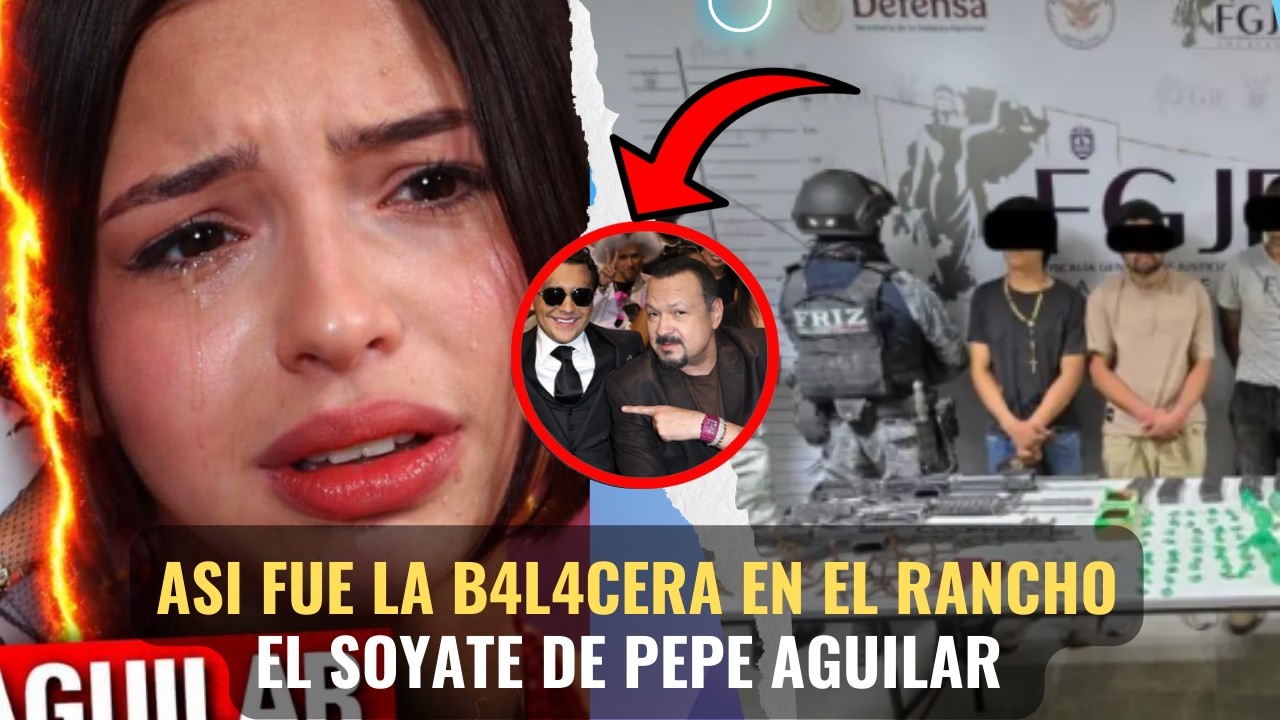 AT4QUE 4RMAD0 en el RANCHO DE PEPE AGUILAR, CRISTIAN nodal Y ANGELA AGUILAR estaban AHI 😱💥